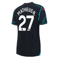 Maglie da calcio Manchester City Matheus Nunes #27 Terza Maglia Femminile 2023-24 Manica Corta